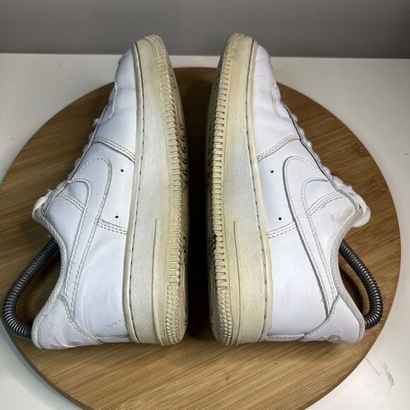 Nike Air Force 1 Womens Size 5.5 Shoes Low '07 White Leather Sneakers 315115-112 - Picture 6 of 8
